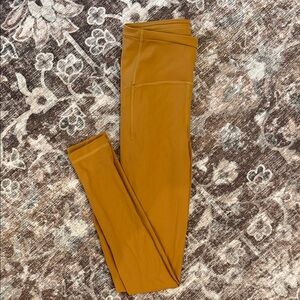 Mustard Yellow Lululemon Leggings